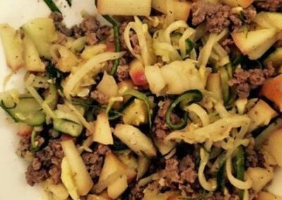Apple Buffalo Zoodles
