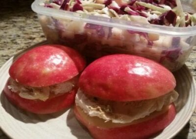 Apple Chicken Sandwich w/ Sweet Slaw