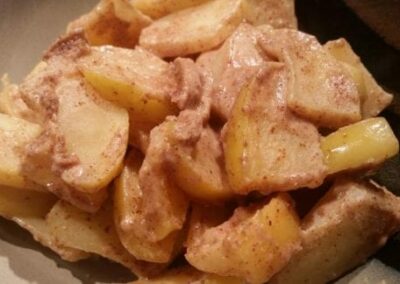 Apples in Salted Caramel Sauce