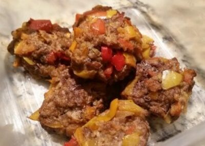 BBQ Beef Pepper Poppers