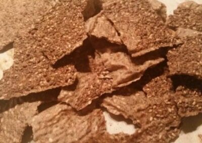Banana Chia Crackers