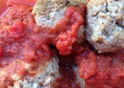 Bison Mushroom Meatballs