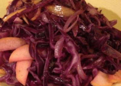 Braised Cabbage and Apples