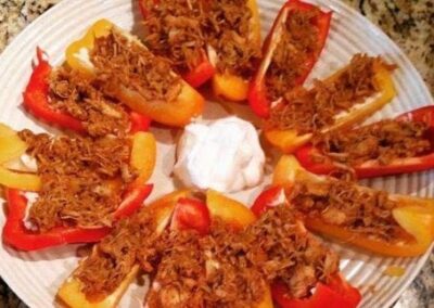 Chicken Pepper Nachos