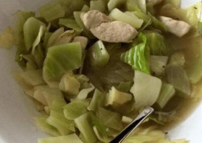 Chicken Cabbage Scramble