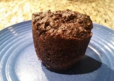 Chocolate Cherry Flax Mug Muffin