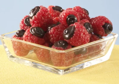 Chocolate Filled Raspberries