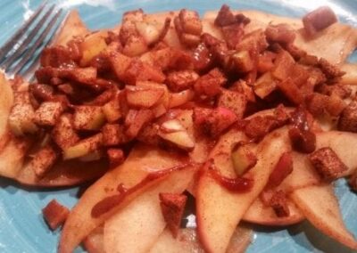 Cinnamon Glazed Apple Duo