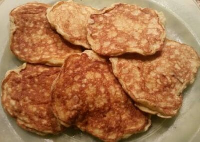 Coconut Flour Banana Pancakes