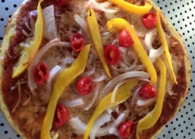 Coconut Flour Yogurt Pizza Crust