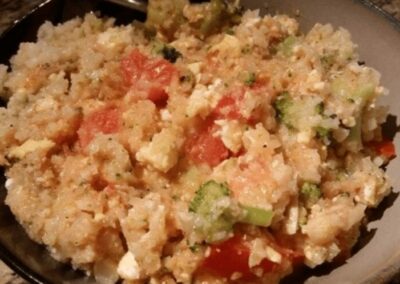 Creamy BBQ Cauli-Rice Bowl