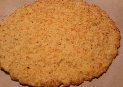 Goat Cheese Cauliflower Pizza Crust