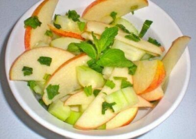 Mint Cucumber Apple Salad