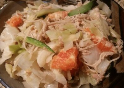 Orange Ginger “Noodle” Bowl