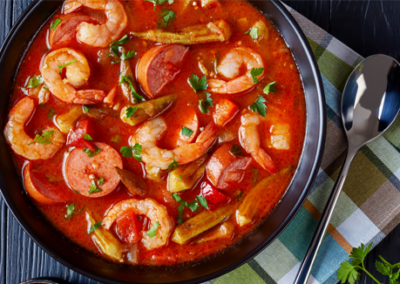 Riceless Shrimp Gumbo