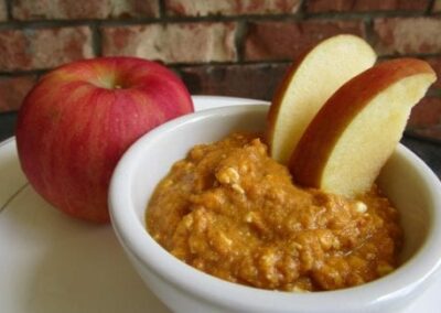 Pumpkin Cheese Dip with Fruit