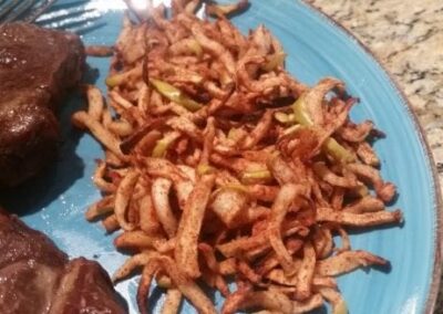 Smoky Sweet Apple Straws