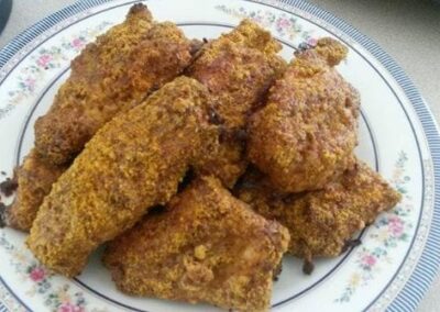 Spicy Almond Chicken Fingers