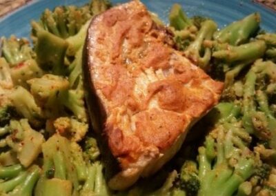 Spicy Dijon Swordfish