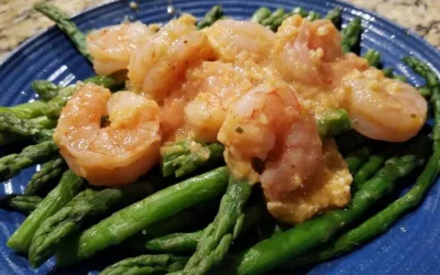 Spicy Orange Shrimp w/ Asparagus