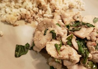 Spicy Thai Basil Chicken