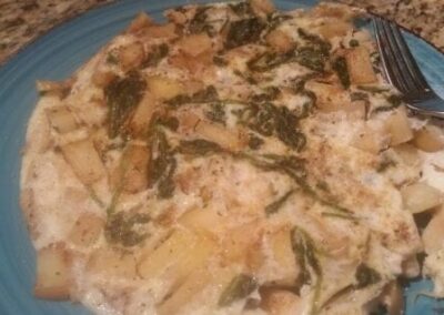 Spinach Apple Frittata