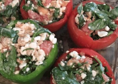Stuffed Bell Peppers (or Tomatoes)