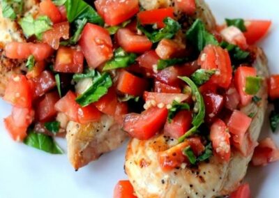 Chicken Tomato Bruschetta