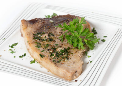 Basil Mustard Swordfish