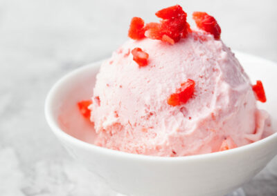 Frozen Strawberry Yogurt