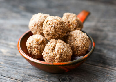 Pecan Cocoa Truffles