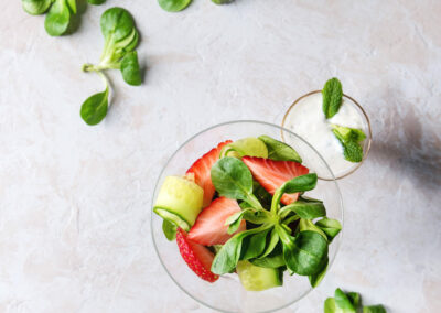 Sweet Strawberry Cucumber Salad