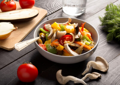 Meatless Fajita Bowl