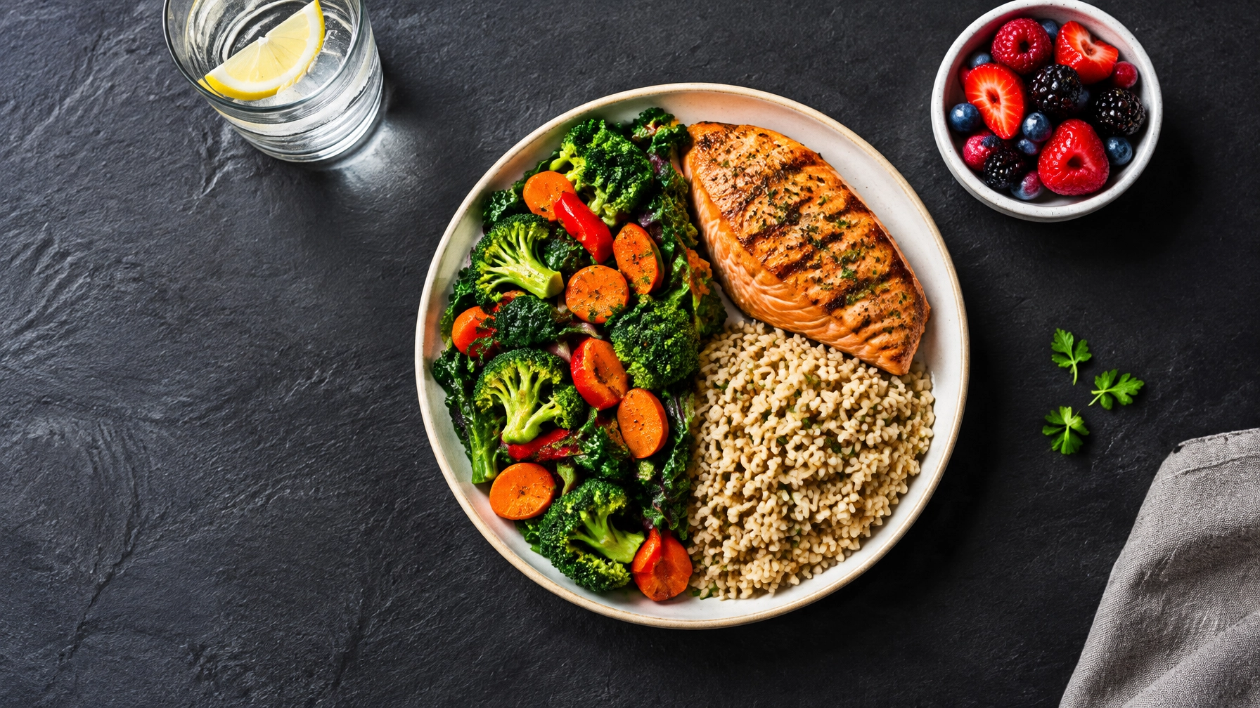 The Easy Plate Method: A Sustainable Weight Loss Tip You Can Start Tonight
